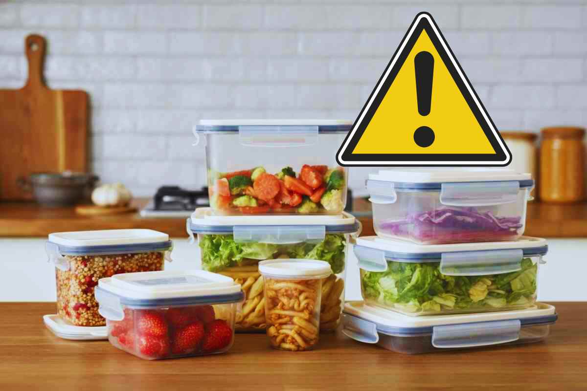 il pericolo nei contenitori di cibo