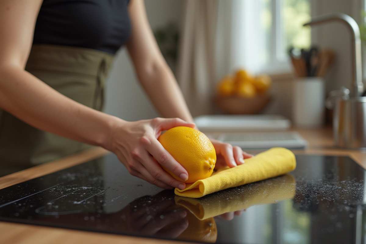 come pulire il piano cottura con il limone
