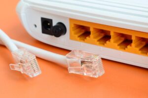 porta USB libera sul proprio router internet
