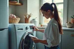 il lavaggio in lavatrice per risparmiare