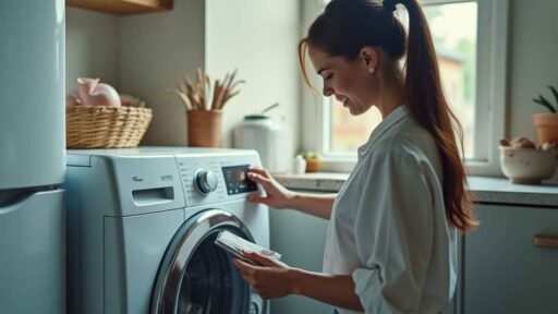 il lavaggio in lavatrice per risparmiare
