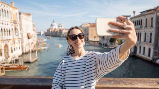 Turista selfie