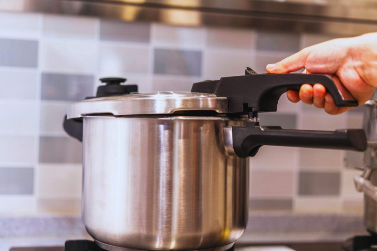 pentola a pressione al posto della friggitrice ad aria