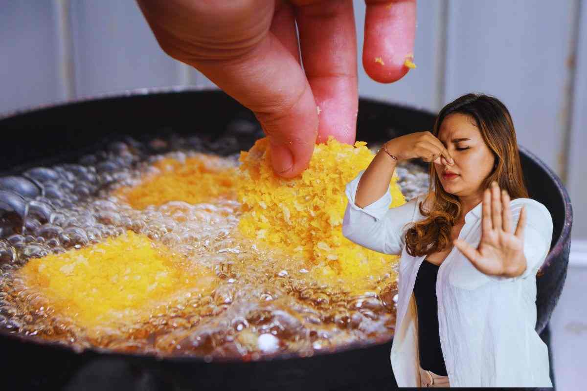 come eliminare i cattivi odori della frittura