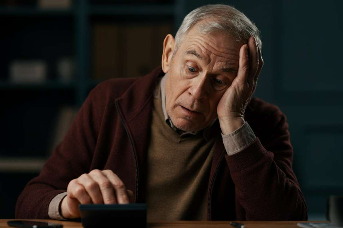 Pensionato preoccupato