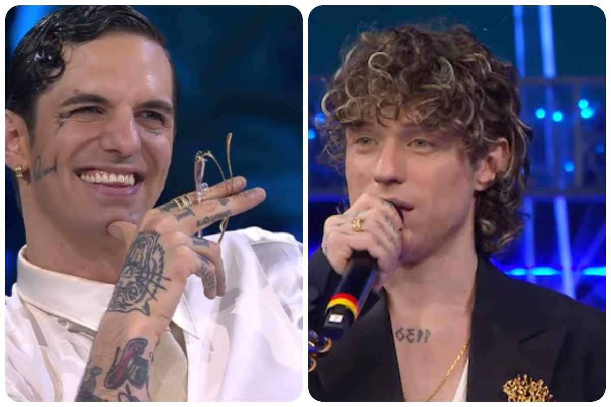 In foto Achille lauro e irama